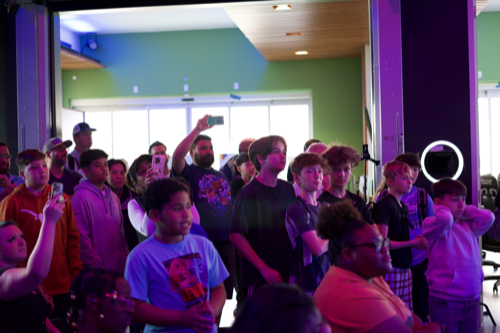 Students gaming and learning